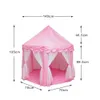 Barraca de Crianças Princesa Pink para Crianças Barraca Brinquedos Portáteis Meninas Tipi Infantil Casa Infantil Vigvam TeePee Playhouse Barracas Bebê LJ200923