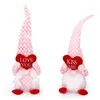 Party Supplies Valentine's Day Decorations Plush Gnomes Mr Mrs Handmade Swedish Tomte Doll Ornaments Home Table Décor XBJK2201