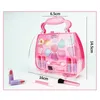 Princess Toys Girl Makeup Gereedschap Set Koffer Cosmetische Pretgevend Spelen Kit Kindergift LJ201009