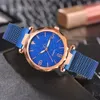 Rose Gold Women's Watch Brand Luxury Magnetic Starry Sky Lady Wrist Watch Mesh Women Color two