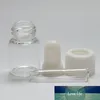 10 SZTUK 2ml Mały Clear Glass Fiolka z czystym szkłem Dropper Cap Małe Niezbędne Mini Olej Droprapa Butelka Darmowa Wysyłka