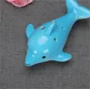 Schattige 6-gat keramische dolfijn ocarina educatief speelgoed muzikaal instrument dierlijke vorm educatieve muziek fluit charme Eef3889