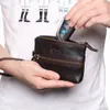 Joyir Leather Leather Men Men Key Wallet Zipper Housekeeper Key Bagouch حامل مفتاح سلسلة Key -Style Walet Coin Card Card Lj2005675144