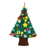 DIY Felt Christmas Tree Decor Santa Claus Kids Toys Christmas Decor for Home Xmas Hanging Ornaments Year Gifts 201201