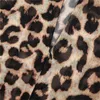ANJAMANOR Cheetah Hayvan Baskı Sheer Mesh Seksi Tulum Clubwear Kostümler 2020 Uzun Kollu Bodycon Tek Parça Romper D54AA33 T200620