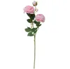 Western Rose European Style Core Decoratieve bloemen 3-head peony simulatie bloem thuis arrangement decoratie bruiloft muur kunstmatige krans