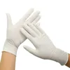 Mycie rękawiczek 100 szt. Rękawiczki jednorazowe lateksowe zmywarki do mycia w kuchni gumowe rękawiczki ogrodowe uniwersalne na lewą i prawą rękę 201254J