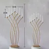 Flowesr Ball Stand Trumpet Vase Table Centerpieces Wholesale candle stick holder wedding decoration acrylic lampshade flower frame backdrop wedding stage decor