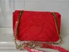 Marmont sammetsväskor handväskor kvinnor berömda axelväska Sylvie handväskor plånböcker kedja mode guldkedja crossbody-väska