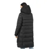 Kurtka damska długa kurtka parka z kapturem pikowana płaszcz Kobieta kobiet ubrania kobiet 201201