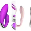 NXY wibratory wodoodporne bezprzewodowy pilot zdalnego sterowania Dual wibrator dla kobiet Sex zabawki USB Ładowanie G Spot Message Clitoral Stimulator Seks Vibrator 0104