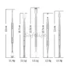 7 유형 무지개 실버 금 흡연 액세서리 왁스 DAB 도구 스테인리스 스틸 왁스 도버 도구 드라이 허브 기화기 펜 DAB 도구 뱅커 네일을위한 도구