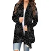 Sexy Moda Womens abóbora Outono-Inverno Camisolas Cardigan Mangas longas Cores da listra de lã Camisolas Halloween Brasão Tamanho S-2XL