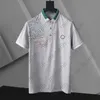 Summer Mens Polo Shirt Fashion Design Lapel Breathable T-shirt Printed Lettered Casual Top 5 Styles