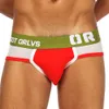 4pcs / lot Nouvelle Arrivée Coton Respirant Sexy Undenwear Hommes Jockstrap Briefs InnerwearBikini Gay Hommes Sous-Vêtements Homme Jock Strap 201112