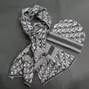 2022 Kapelusz Scarf Ciepłe Europejskie High-End Hats Staves Zestawy Marka Moda Akcesoria Rozmiar 180x32cm