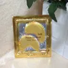 Golden crystal eye mask gold eye care makeup dark circle remove cosmetics improve eye bag black rim eyes DHL Free