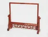 Kinesisk stil rosewood trä ram spegel stativ foto bildram Antik snidade målningar ram hem kontor dekor ornament