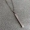 Stainless Steel Gold Silver Color Pendant Necklaces With Chain For Women Men Fashion Party Club Jewelry Decor
