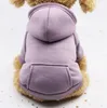 Husdjur hundkläder kläder varma hoodies coat pocket jackor valp husdjur overalls små kostym outfits petsupplies wll719