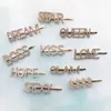 Whlolesale sparkling twelve constellations hair clips sliver bling for girls customized strip mink eye lashes vendor