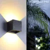 Lâmpada de parede LED IP65 À Prova D 'Água 6W 12W Interior e Ao Ar Livre Ajustável Luz Ajustável Pátio Patamar Corredor Quarto Sconce