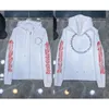 Lüks Erkek Fermuar Moda Sweatshirts Klasik Tasarımcı Hoodies Saldı Sanskrit Çapraz Baskı Kazanım Kapşonlu Kazak Kadın Gevşek Sweatshirt Jackts