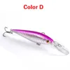 Top Walleye Crankbaits Lake Wędkowanie Przynęty 11.5 cm 10.5g Minnow Plastikowy Card Bait Carp Pike Salmon Przynęty