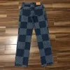 LVITY ITLAY 2021 PARIS LVSE högkvalitativ mager sanna jeans casual street mode fickor varma män kvinnor par outkläder gratis fartyg