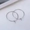 conclusions de boucles d'oreilles plaqué argent