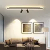 Modern LED Ceiling Lights for living room bedroom study cloakroom commercial place clothing store Home deco ceiling lamp Black