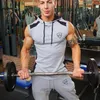 Mode- Hommes Gyms Sweats à capuche Gyms Fitness Bodybuilding Sweat Crossfit Pull Sportswear Hommes Entraînement Veste À Capuche Vêtements326P