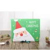 عشية عيد الميلاد هدية عيد الميلاد مربعات الحلوى كبيرة صندوق سانتا كلوز ورقة علب الهدايا حالة تصميم مطبوعة مربع التعبئة آخر زينة SN4767