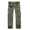 Mens Cargo Calças Preto Moda Moda Homens Exército Muitos Pocket Cama Calça Masculino Tático Tático Calças de Camuflagem