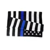 Bandiera della linea blu sottile Bandiere della polizia americana 3x5FT Bandiera del paese delle elezioni generali USA per i fan di Trump