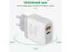 Caricabatterie da muro USB C PD da 18 W Adattatore di ricarica rapida Carica di tipo C QC 3.0 Spina UE USA Ricarica rapida per smartphone