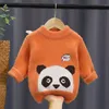 2-6years Baby Girl Boy Pullover Zimowe Odzież Dzianiny Sweter Miękkie Wygodne Dzieci Odzież Odzież Długie Rękaw Swetry dla chłopców 20220221 H1