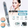 Dr.pen ultima M8 dermapen soins de la peau Microneedle anti-âge élimination des cicatrices derma stylo aiguille cartouches usage domestique DHL gratuit