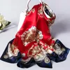 2020 marque 100% pur écharpe de soie femme luxe hangzhou réel wraps pour dames imprimé châles