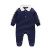아기 유아 romper 디자이너 의류 신생아 jumpsuit 긴 소매 면화 잠옷 0-24 개월 rompers 디자이너 의류