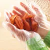 2021 new Household Cleaning Tools Convenient Plastic Transparent Disposable Gloves For Industry Market Restaurant Home Service