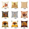 Thanksgiving Turkey Print Pillowcase Peach Skin Sofa Pillow Cover 18x18 Inch Soft Comfortable Throw Pillow Cushion Cover WVT0843
