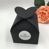 20pcs / lot Kraft Wedding Party Favors Gift Boxes Blank Chocolates / cake / handmade Food / candy Box 8 * 8 * 8.5cm Papier Stora jllSrU