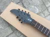 カスタムメイド7文字列天然木の電気ベースギター24フレットベースブラックハードウェア中国ベースギター送料無料