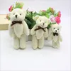 50Pcs 8cm Bow Tie Joint Teddy Bear Plush Toys Gift, DIY Creative Handmade Jewelry Accessories