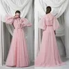 New Arrival Evening Dresses Jewel Neck Long Sleeves Lace Appliques Prom Gowns Custom Made Sweep Train A Line Special Occasion Dress
