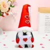 Feestartikelen Valentijnsdag Gnome Pluche Pop Handgemaakte Zweedse Elf Valentines Geschenken voor Vrouwen Mannen Thuis Tafel Ornamenten XBJK2201