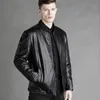 Hiver Laine Doublure En Cuir Veste MenSoft Laine Doublure D'affaires PU Veste En Cuir Hommes 2 Couleurs J9516-48878-E 201120