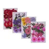 Dekorativa blommor kransar 4 uppsättningar flera mix naturliga pressade torkade löv DIY Art Craft Assorted Sizes1