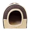 2 en 1 Accueil et canapé pour chien lit chat chiot lapin animal de compagnie chaud doux chaud chenil canapé sac de couchage maison chiot grotte lit 201126